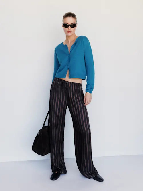 Clara Cashmere Crew Cardigan
