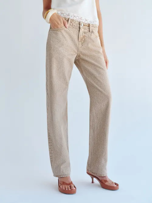 Charlee Low Rise Straight Leg Jeans