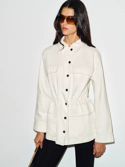 Alex Cinched Denim Jacket
